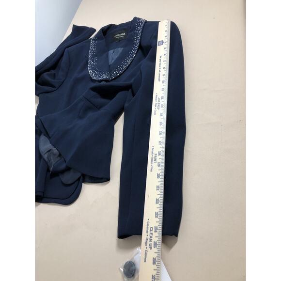 Giovanna Signature Woman Jacket Size 16 Embellished 3 Bottom Church Office Siren - Picture 11 of 11
